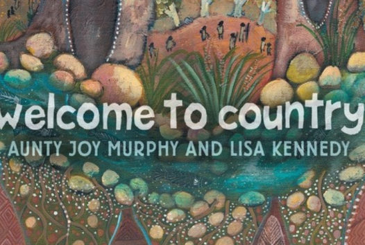 Welcome to country front cover of picture book